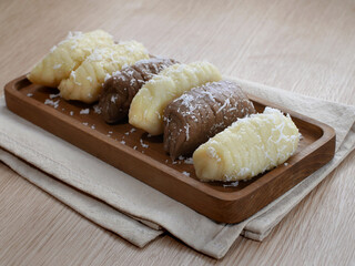 Getuk lindri a cassava root cake from indonesia culture