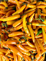 yellow chili peppers