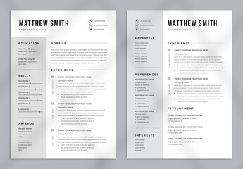 Clean Resume Layout