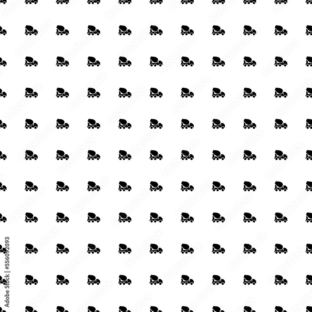 Poster square seamless background pattern from geometric shapes. the pattern is evenly filled with big blac