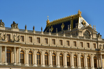 Fototapeta na wymiar Versailles; France - august 19 2022 : castle