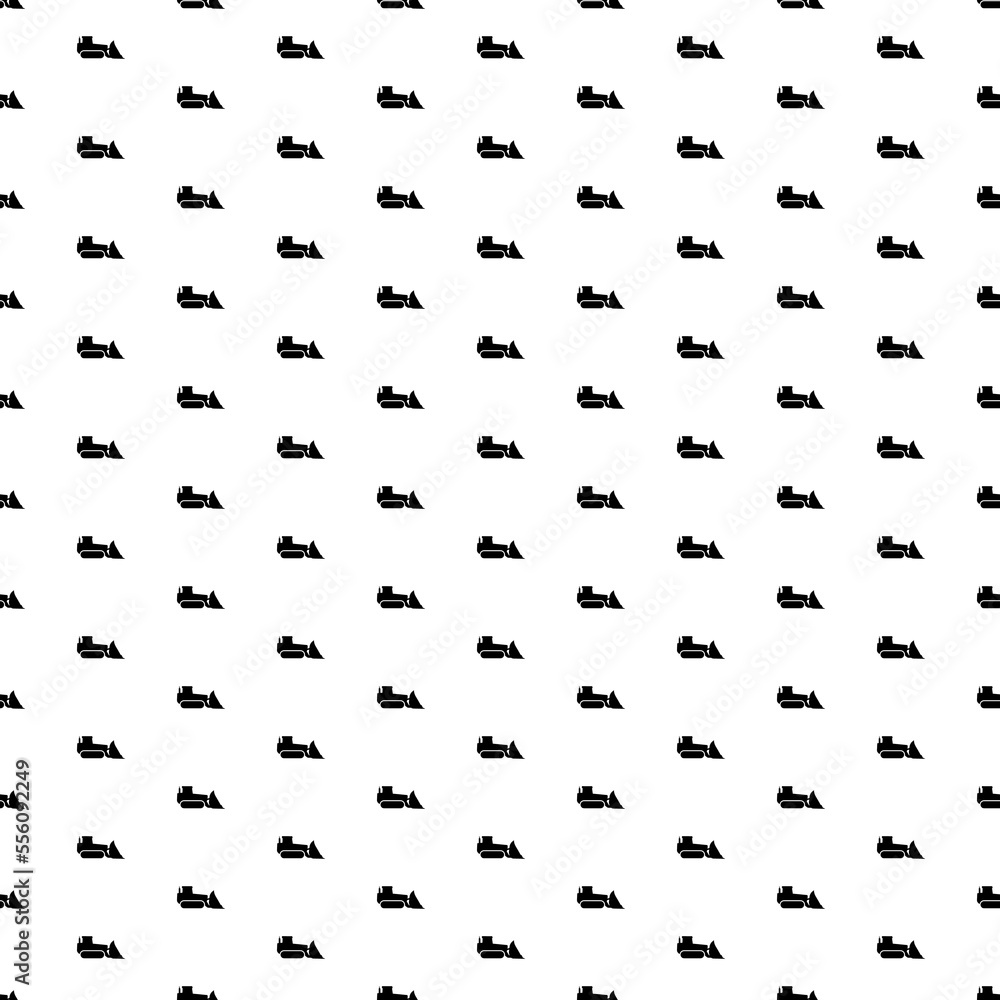 Poster square seamless background pattern from geometric shapes. the pattern is evenly filled with big blac