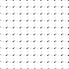 Square seamless background pattern from black excavator symbols are different sizes and opacity. The pattern is evenly filled. Vector illustration on white background