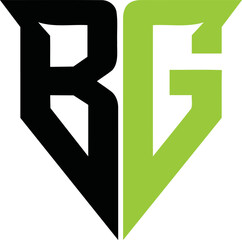 BG Initial Letter Logo