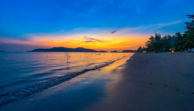 Pak Bara Beach in Satun, Thailand