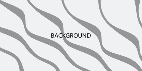 Grey and white wave background. Abstract grey background. Vector illustration 
