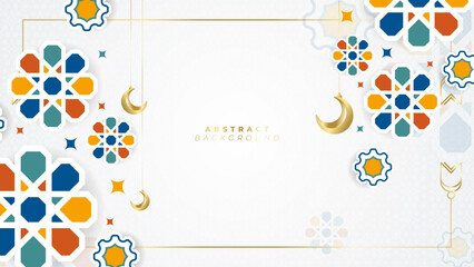 Luxury ramadan islamic background with mandala