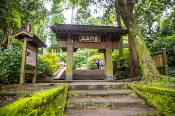 Obraz premium 神奈川県鎌倉市 浄智寺の風景 