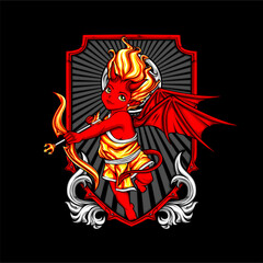 devil cupid illustration