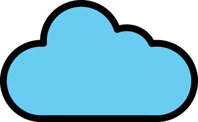 Cloud Vector Icon Design Illustration