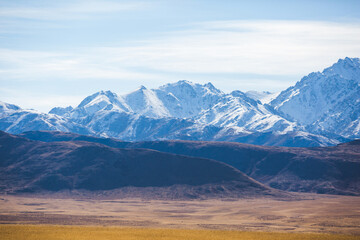 Kazakhstan mountains autmn landscape