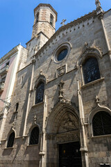 Fototapeta na wymiar The church of Sant Jaume, Barcelona