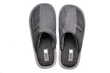Comfortable male pare house slippers top view
