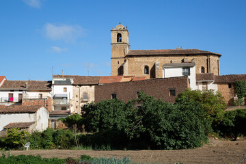 Fototapeta na wymiar Church in Genevilla, Navarra, Spain