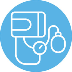 Sphygmomanometer Vector Icon
