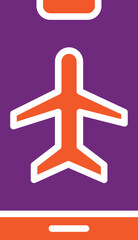 Airplane Mode Vector Icon Design Illustration