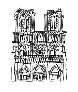 Notre Dame de Paris Cathedral, France