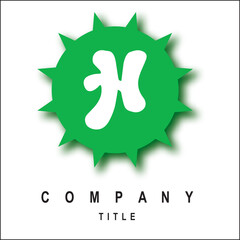 Obraz premium Initial Logo for Greek Circle Border Frame Logo Design Vector