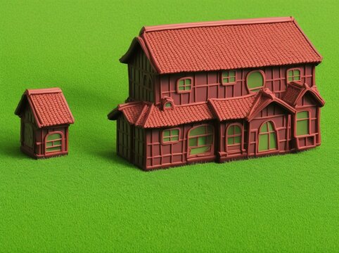 houses in the farm, game design