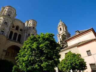 Fototapeta na wymiar Die spanische Stadt Malaga