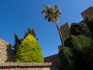 Die spanische Stadt Malaga am Mittelmeer