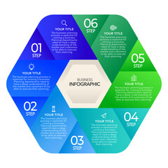 Infographic Business process options or steps , colorful icons ,vector infographic template.stock Vector illustration
