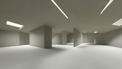 Generative AI,view of building against cloudy sky. road advertisement. Render for advertising auto products.