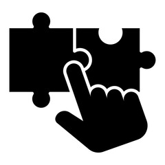 Modern design icon of problem solving 