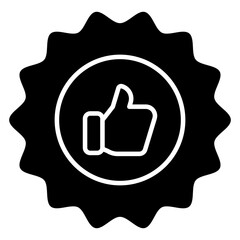 Obraz premium Conceptual solid design icon of customer feedback 