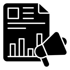 A unique design icon of business marketing 