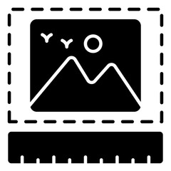 Premium design icon of photo selection 