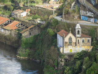 Fototapeta na wymiar Die Stadt Porto am Douro in Portugal