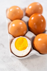 Hard boiled eggs