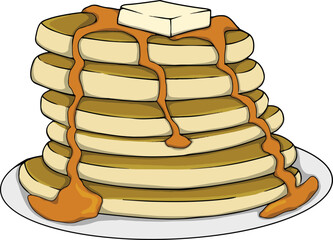 pancake illustration