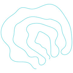 Abstract Scribble Line Hand drawn