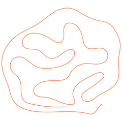 Hand drawn Scribble Line Abstract