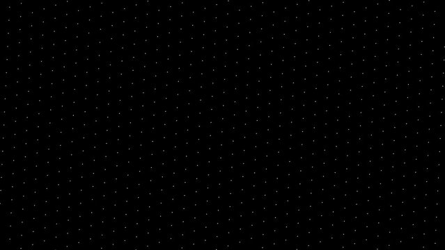 Abstract Dotted Black Background Video 4K