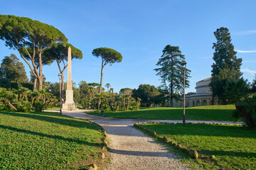 Obraz premium Villa Torlonia city park in Rome, Italy 