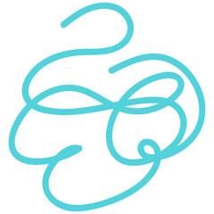 Abstract Scribble Line Hand drawn