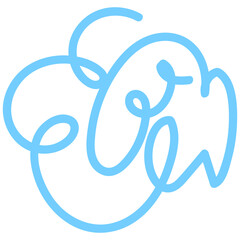 Abstract Scribble Line Hand drawn