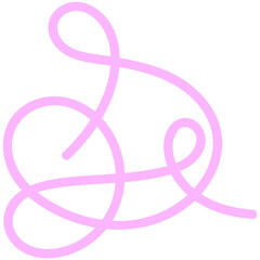 Abstract Scribble Line Hand drawn