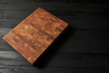 board for cutting food and cooking on the background