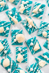 Mini mermaid chocolate bars