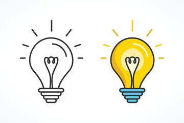 Light Bulb Vector Icon