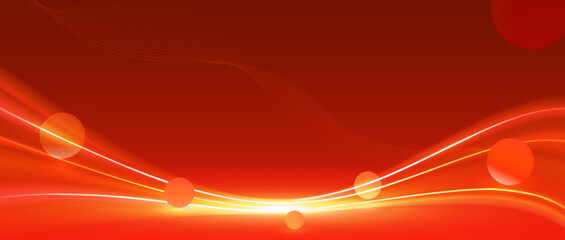 abstract red background with waves