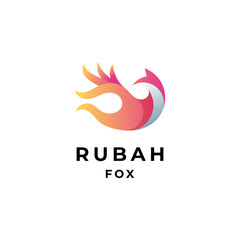 Fototapeta na wymiar playful fox logo design template