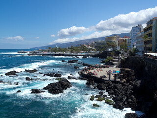 Puerto de la cruz auf Teneriffa