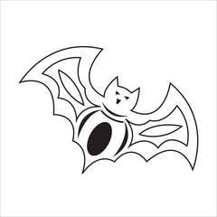 Black and white Halloween clipart on our sponsor's site and use for tshart, app, website, branding etc.