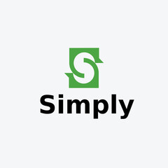 Letter S Simple Monogram Logo