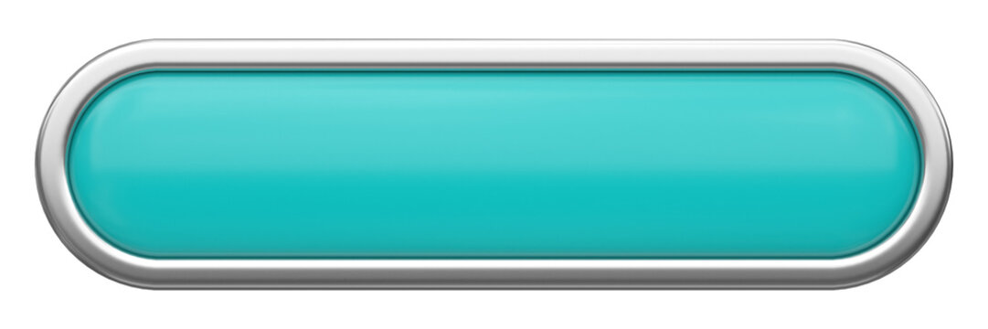 3D button. Empty button. 3D illustration.